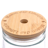 Bamboo Straw Hole Tumbler Lid