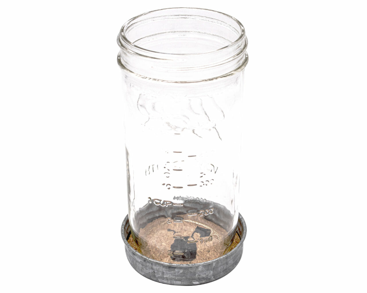 wide mouth galvanized mason jar lid coaster