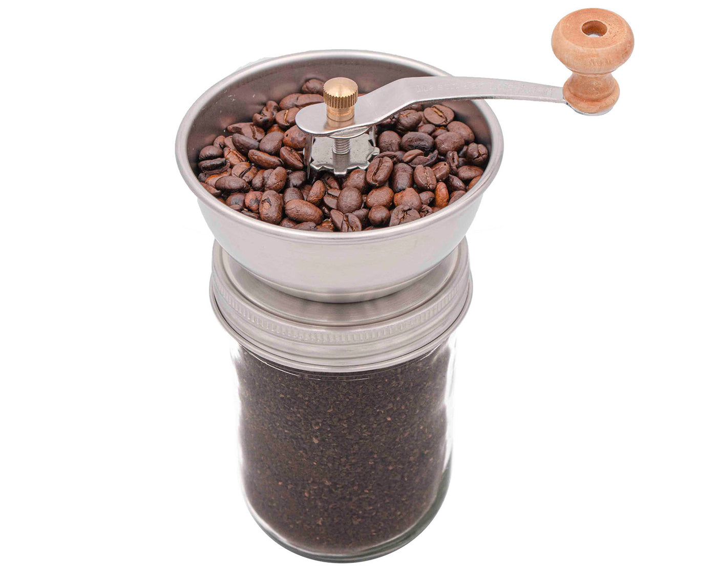 Coffee and Spice Grinder Lid for Mason Jars