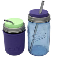 mason-jar-lifestyle-wide-mouth-quart-pint-silicone-straw-lid-long-smoothie-straw-medium-thin-bent-sleeve-ultra-violet-mint-green