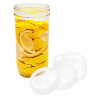 Tempered Glass Fermentation Weight for Wide Mouth Mason Jars