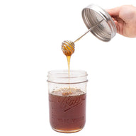 Stainless Steel Honey Dipper Lid for Mason Jars