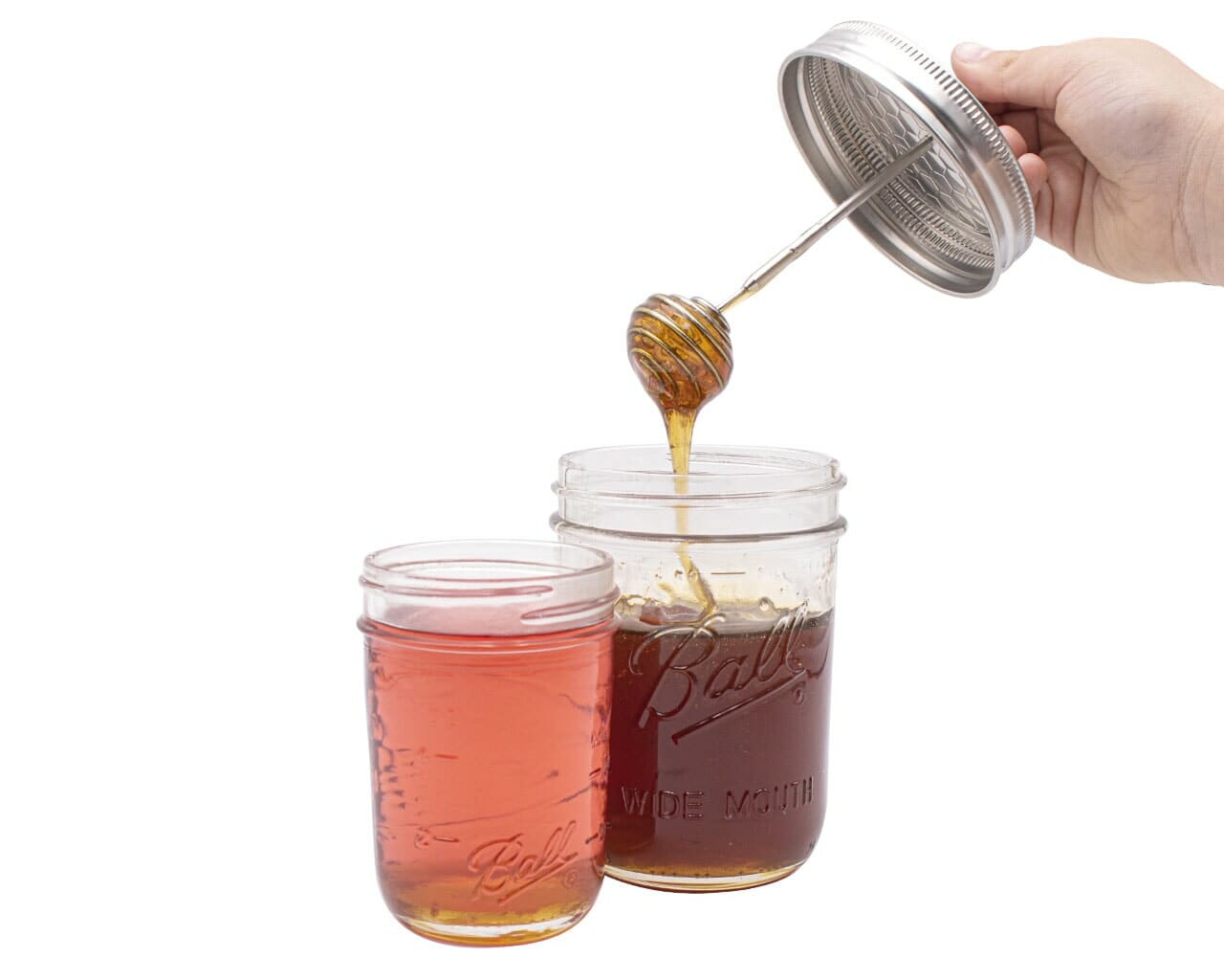 Stainless Steel Honey Dipper Wand for Mason Jars