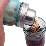 mason-jar-lifestyle-w&p-designs-mason-shaker-cocktail-lid-stainless-steel-band-blue-ball-jar-pouring-kerr-half-pint-glass-straw
