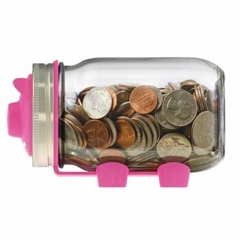 Jarware piggy bank for regular mouth Mason jars