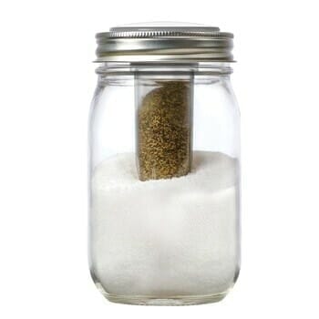 Jarware salt and pepper shaker for regular mouth Mason jars