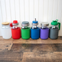 Silicone Sleeve for Quart 32oz Mason Jars