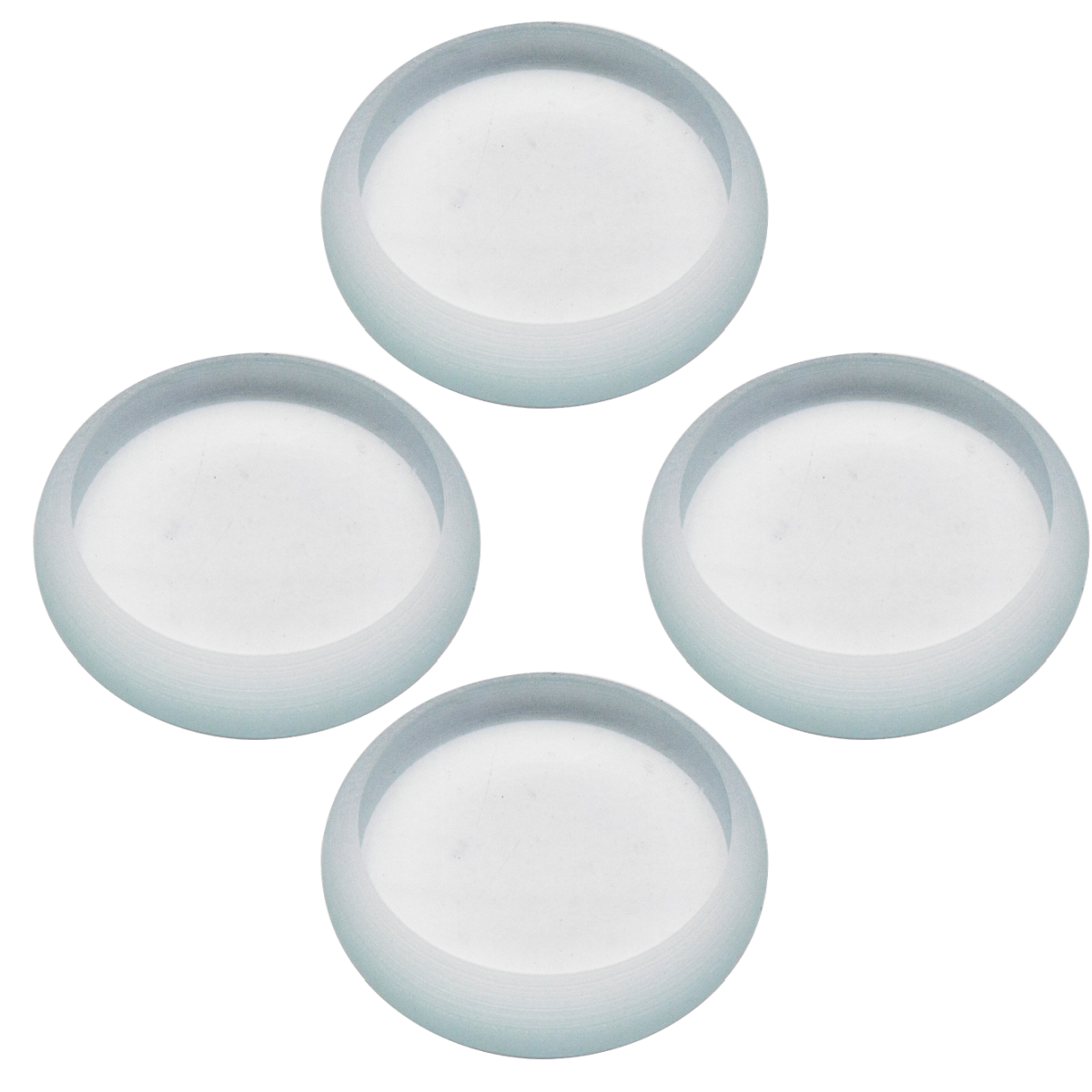 wide mouth mason jar tempered glass fermentation weights in a four pack