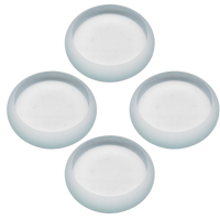 wide mouth mason jar tempered glass fermentation weights in a four pack