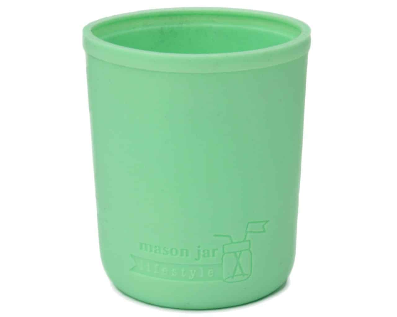 Silicone Sleeve for Regular Mouth Half Pint 8oz Mason Jars