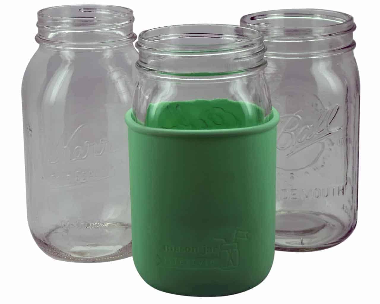 Silicone Sleeve for Quart 32oz Mason Jars