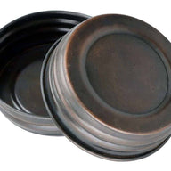 Oil Rubbed Bronze Vintage Reproduction Mason Jar Lids 4 Pack