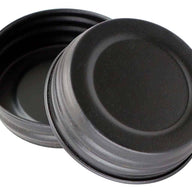Black Vintage Reproduction Mason Jar Lids 4 Pack