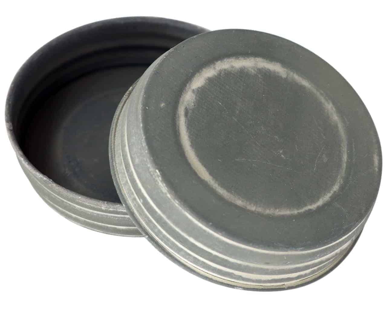 Barn Roof Zinc Vintage Reproduction Mason Jar Lids 4 Pack