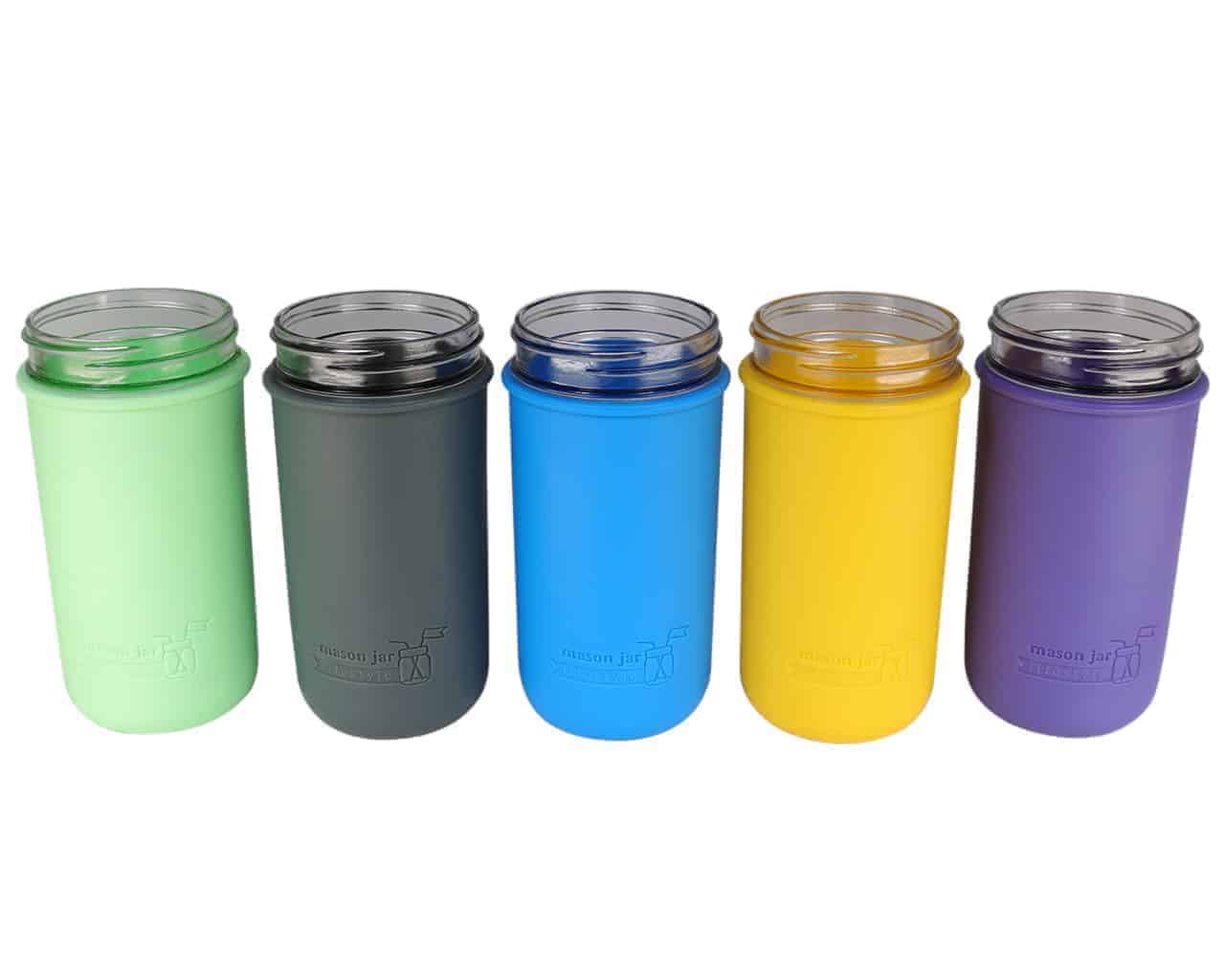 Silicone Sleeve for Pint &amp; Half 24oz Ball Mason Jars