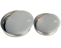 Leak proof platinum silicone lid liners with tab out of regular and wide mouth stainless steel lids for Mason jars