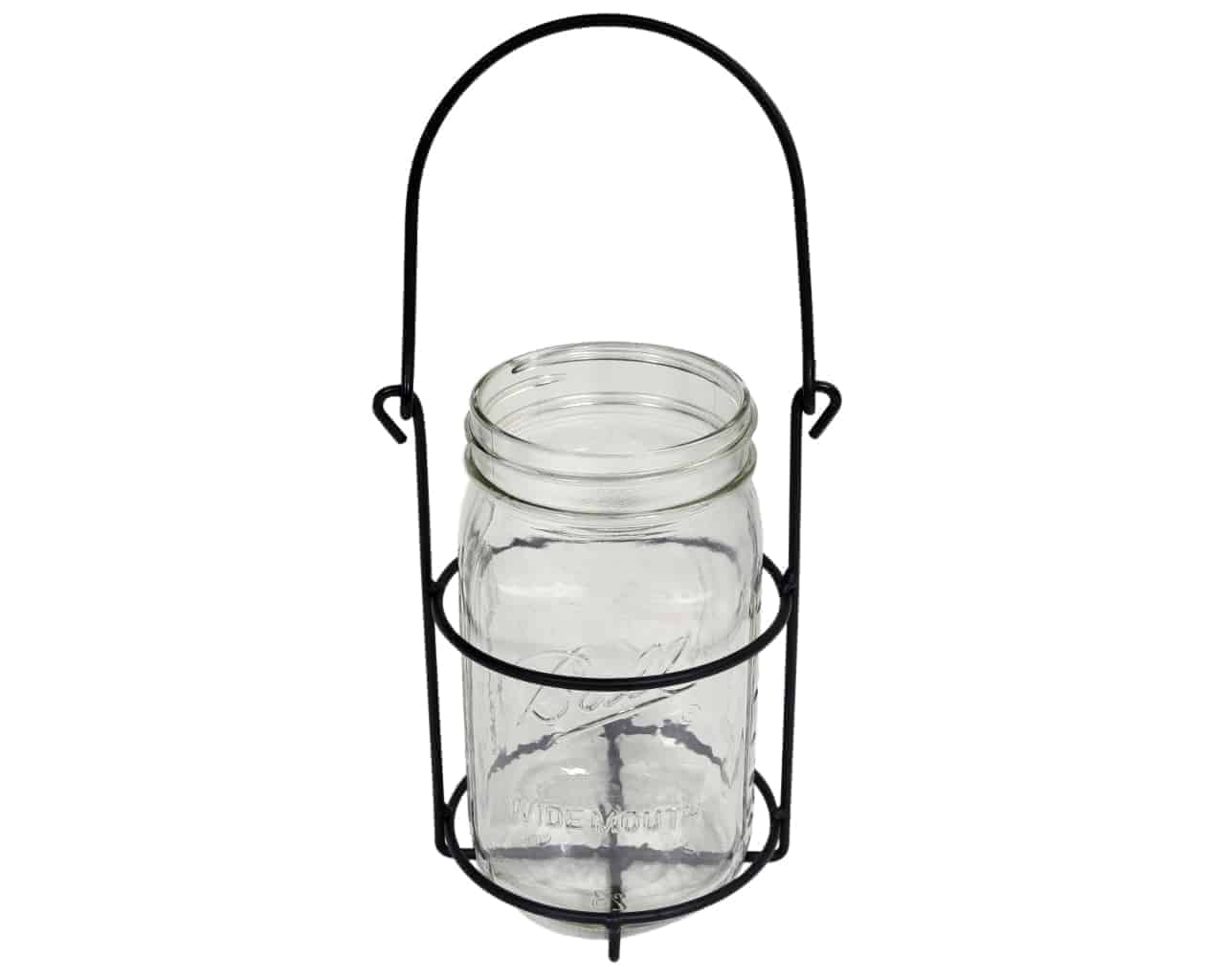 One jar caddy for quart 32oz Mason jars with wide mouth Ball jar