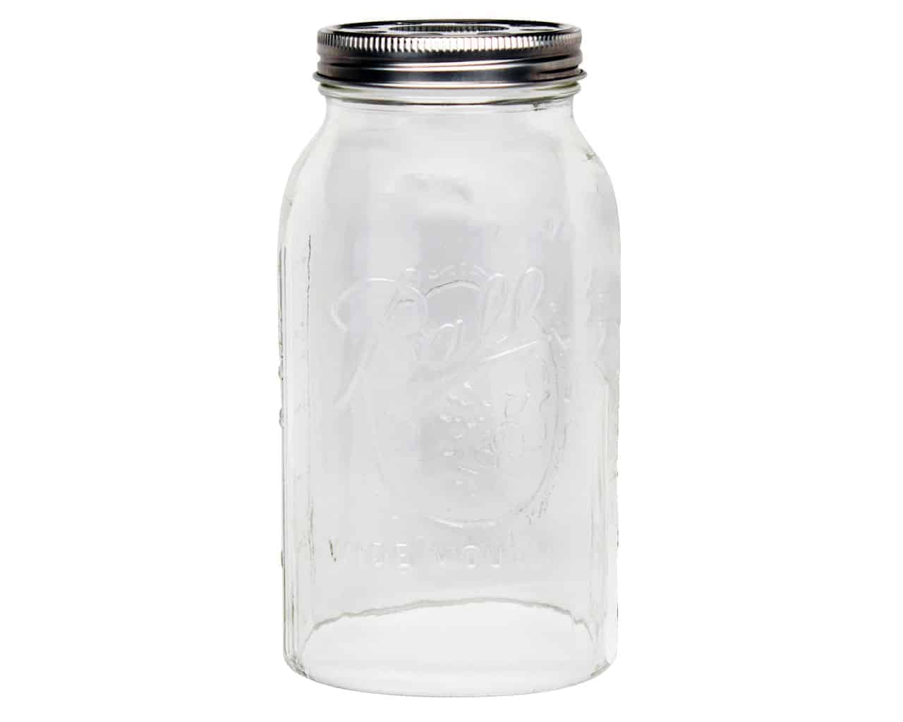 Hand Cut Open Bottom Mason Jar for Lighting Shade or Crafts