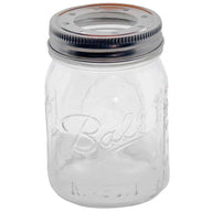 Hand Cut Open Bottom Mason Jar for Lighting Shade or Crafts