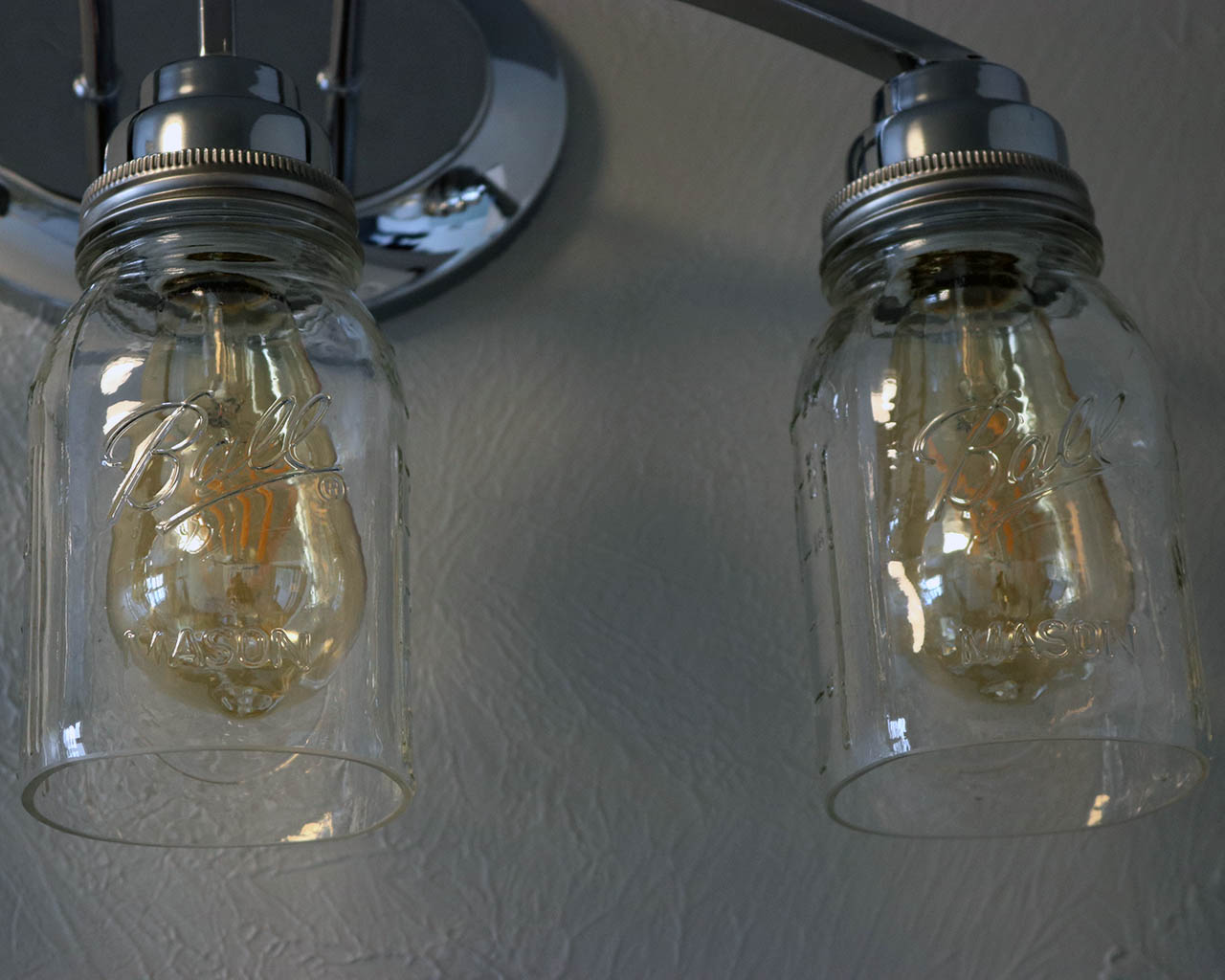 Hand-Cut Open Bottom Mason Jars for DIY Lighting, Pendants & Crafts