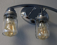 Hand-Cut Open Bottom Mason Jars for DIY Lighting, Pendants & Crafts