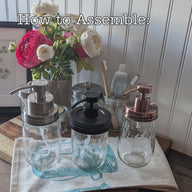 Foaming Soap Pump Dispensers for Regular Mouth Mason Jars