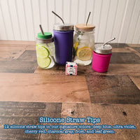 Silicone Straw Tips for Reusable Straws 12 Pack