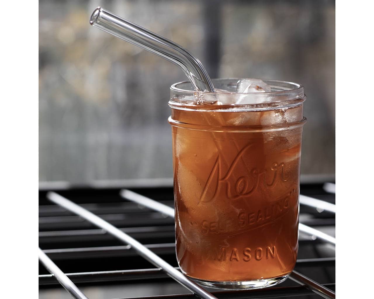 Stainless Steel Straw Cup, 16oz – Mason Bottle