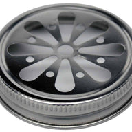 Stainless Steel Daisy Cut Lid for Mason Jars