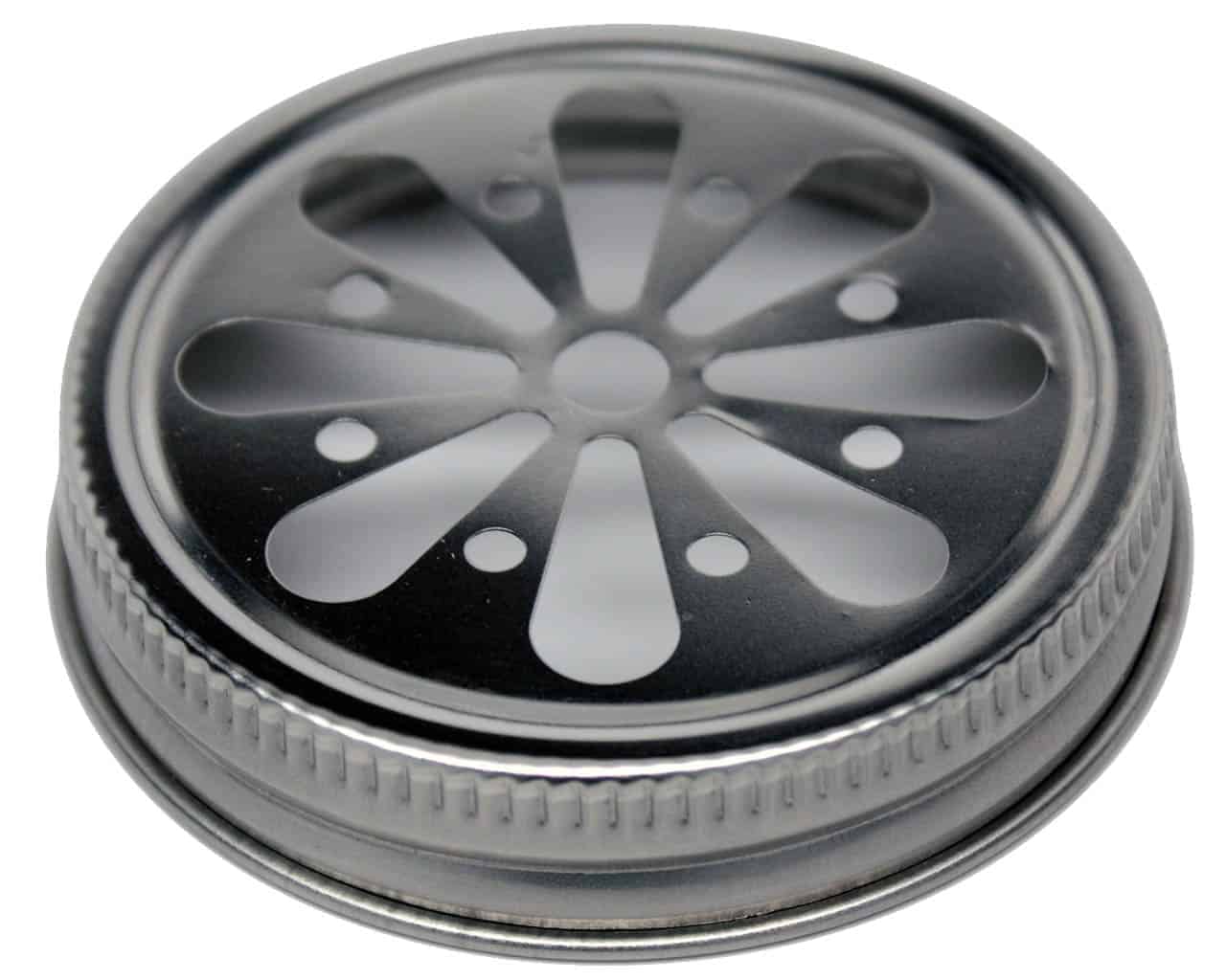 Stainless Steel Daisy Cut Lid for Mason Jars
