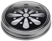 Daisy Cut Stainless Steel Lid for Mason Jars