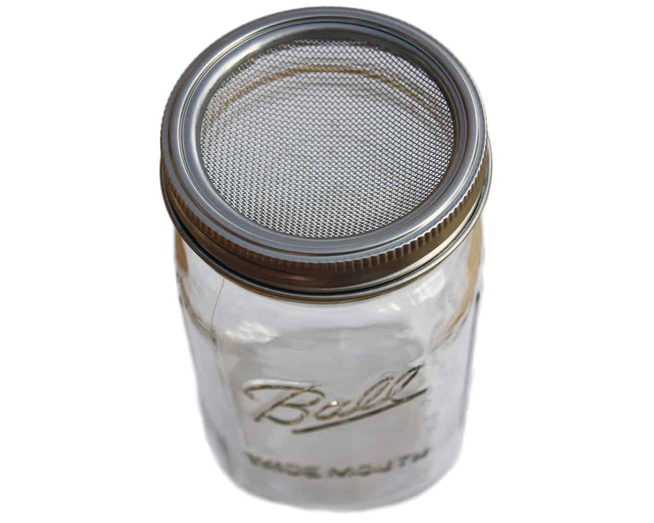 stainless-steel-mesh-sprouting-lid-band-wide-mouth-ball-quart-mason-jar