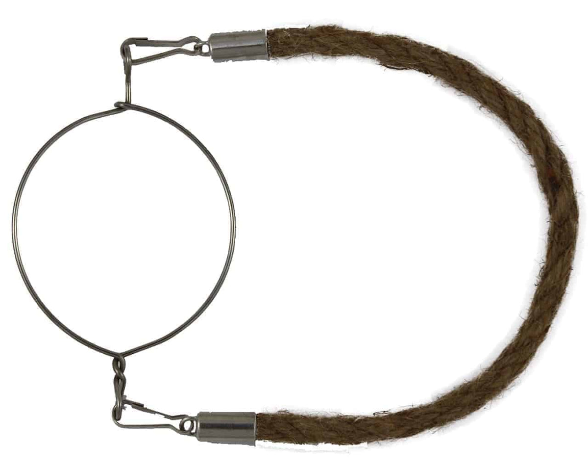 Thin jute rope handle regular mouth mason jars