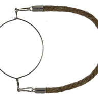 Thin jute rope handle for wide mouth Mason jars