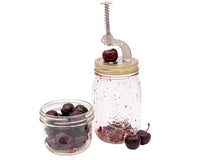 Tony's Push Button Cherry Pitter for Regular Mouth Mason Jars