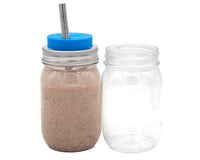 Tossware Regular Mouth Plastic Stackable Mason Jar