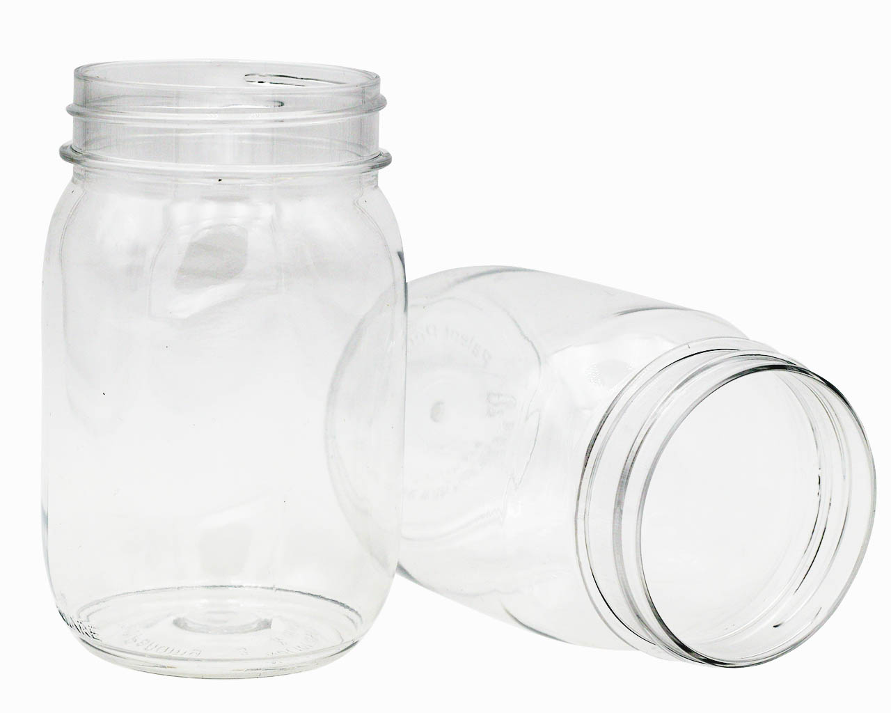 Tossware Regular Mouth 16oz Stackable Plastic Mason Jars · Mason Jar  Lifestyle