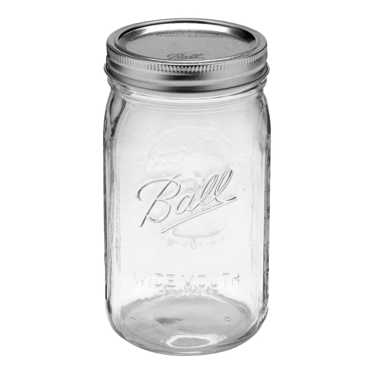 Ball wide mouth quart Mason jar