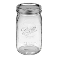 Ball wide mouth quart Mason jar