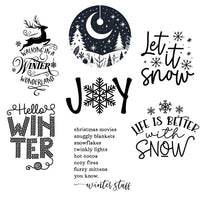 Winter Themed Laser Engraved Sleeves