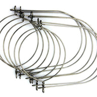 B Grade 6 Pack Wide Mouth Stainless Steel Wire Handles