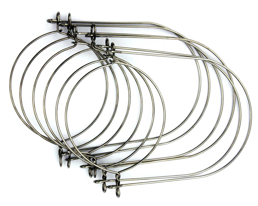 B Grade 6 Pack Wide Mouth Stainless Steel Wire Handles