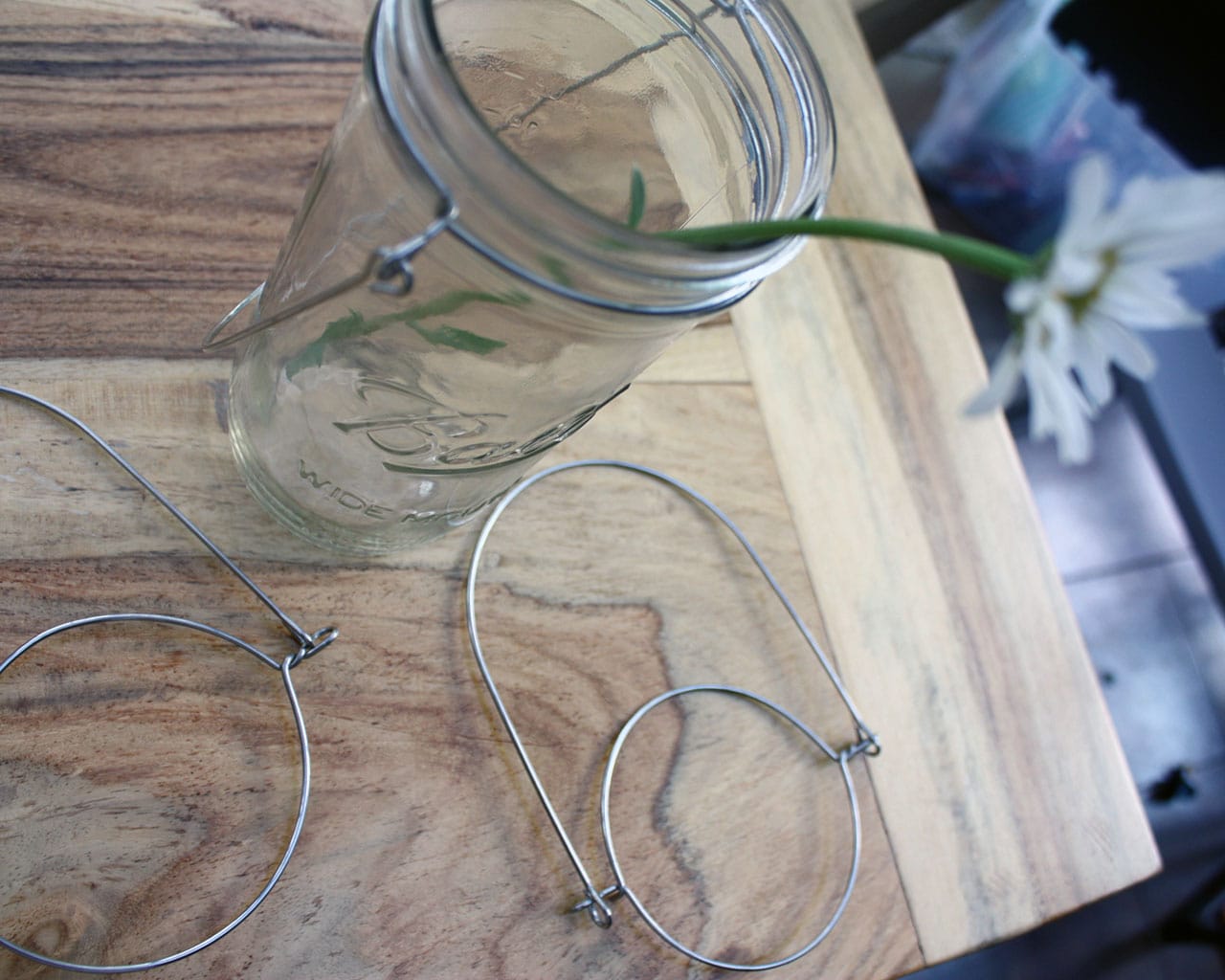 Stainless Steel Wire Handles for Mason Jars 6 Pack