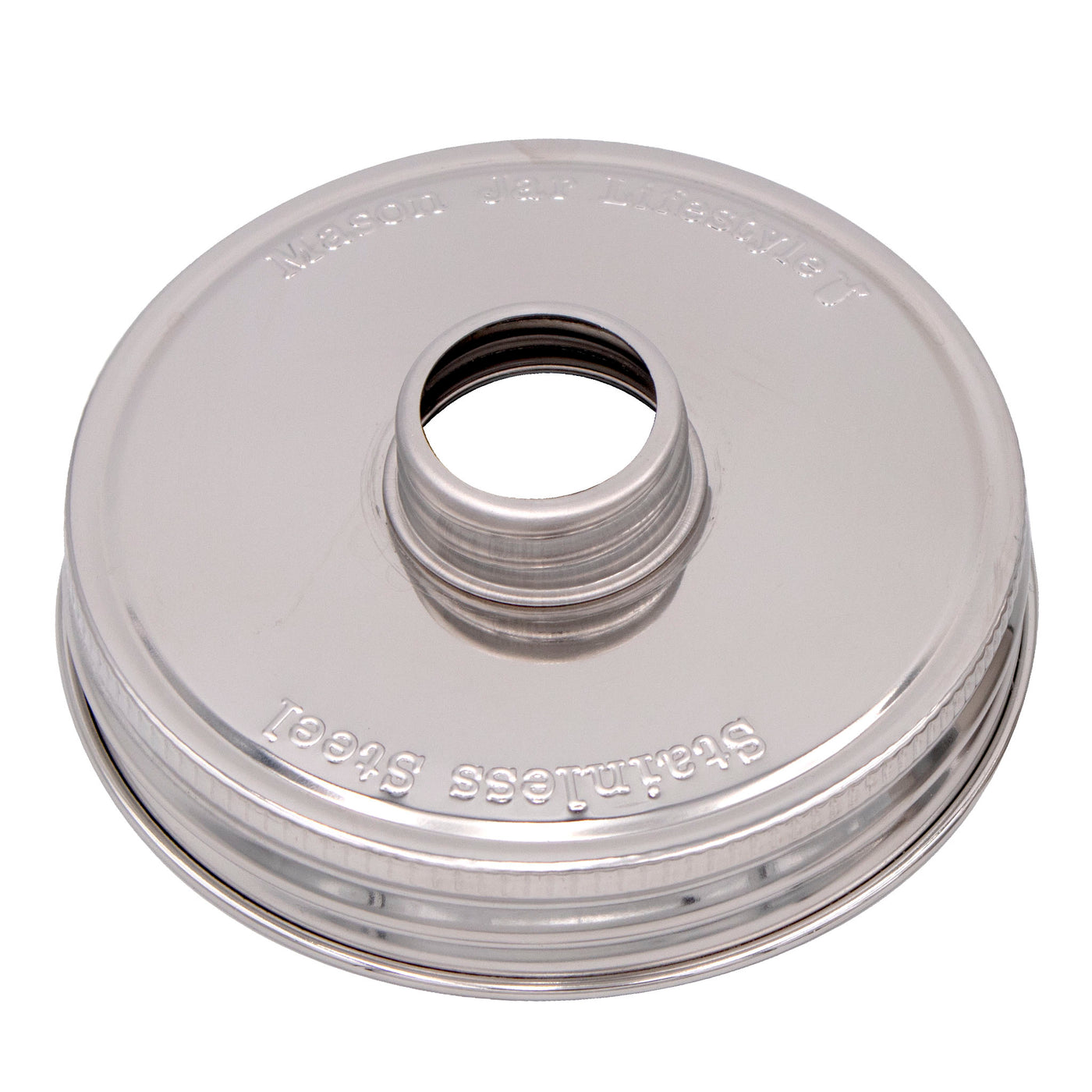 Threaded Lid Adapter for Mason Jars