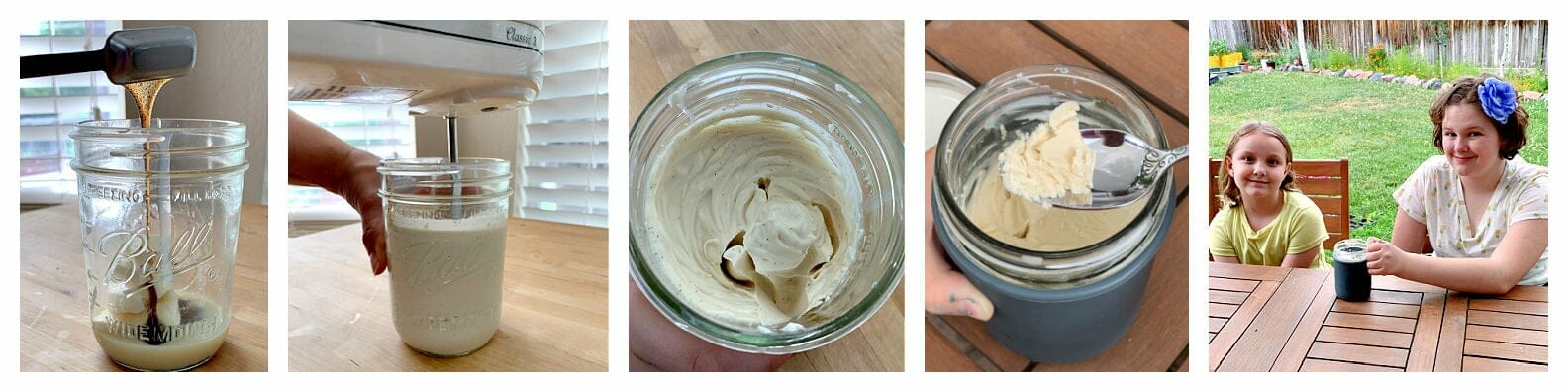 mason-jar-lifestyle-mason-jar-ice-cream-recipe-challenge-July-blog-post-2022-gray-wide-mouth-pint-silicone-sleeve-buttermilkbysam-creamy-rich-easy-homemade-with-kids
